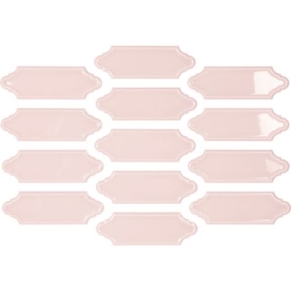 zdjęcie carmen ceramic art havens pink płytka ścienna 5x15 