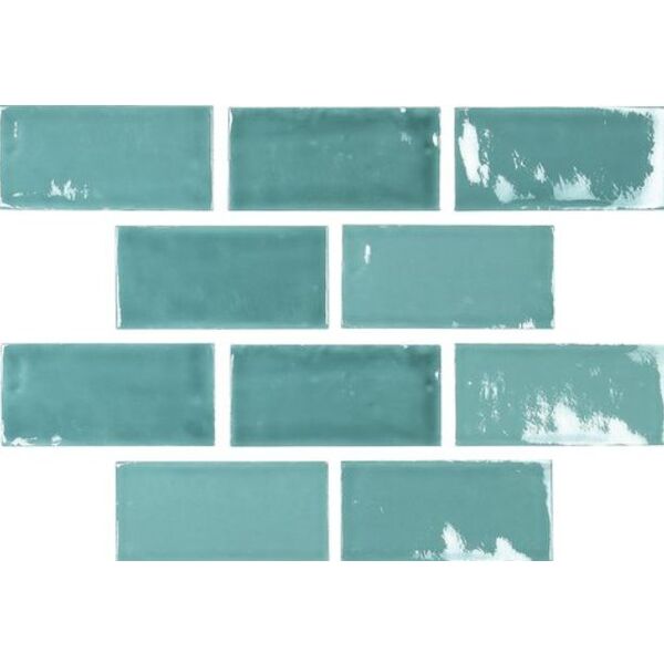 zdjęcie carmen ceramic art moments acqua crackled płytka ścienna 6.5x13 