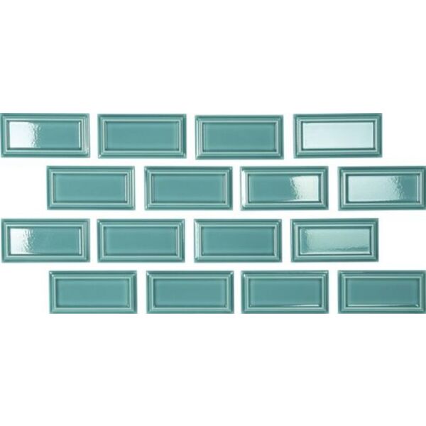 zdjęcie carmen ceramic art orient acqua crackled płytka ścienna 6.5x13 