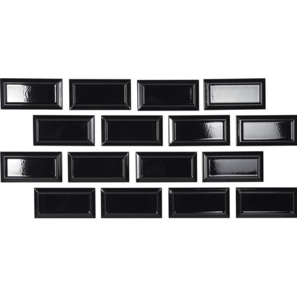 zdjęcie carmen ceramic art orient night crackled płytka ścienna 6.5x13 