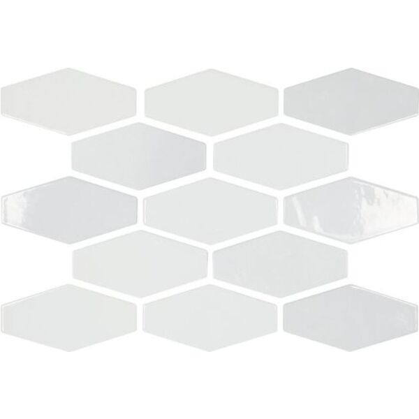 zdjęcie carmen ceramic art harlequin white płytka ścienna 10x20 