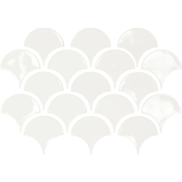 zdjęcie carmen ceramic art rain white crackled płytka ścienna 12x12.5 