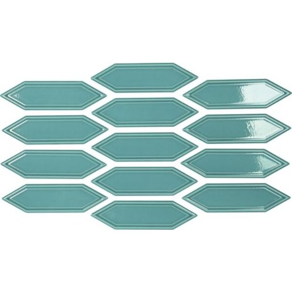 zdjęcie carmen ceramic art cooper acqua crackled płytka ścienna 5x18 