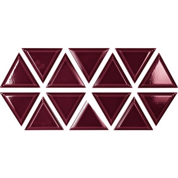 zdjęcie carmen ceramic art foster cherry crackled płytka ścienna 11x13 