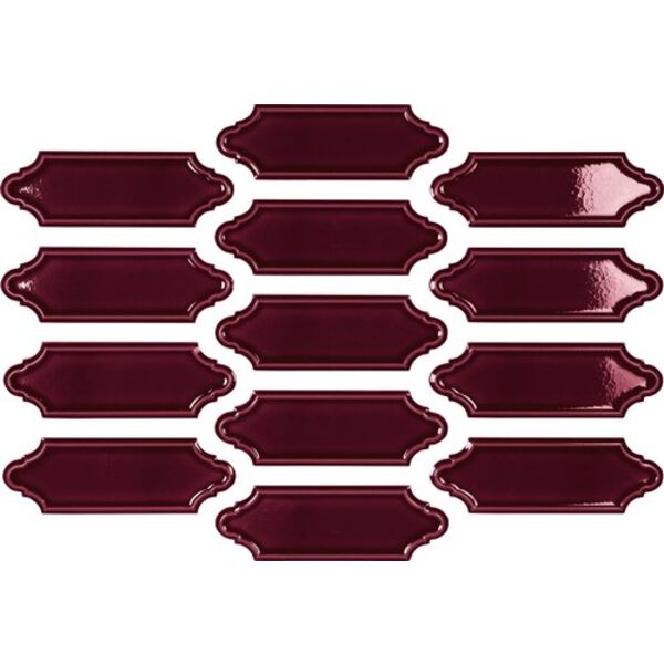 zdjęcie carmen ceramic art mecox cherry crackled płytka ścienna 5x15 