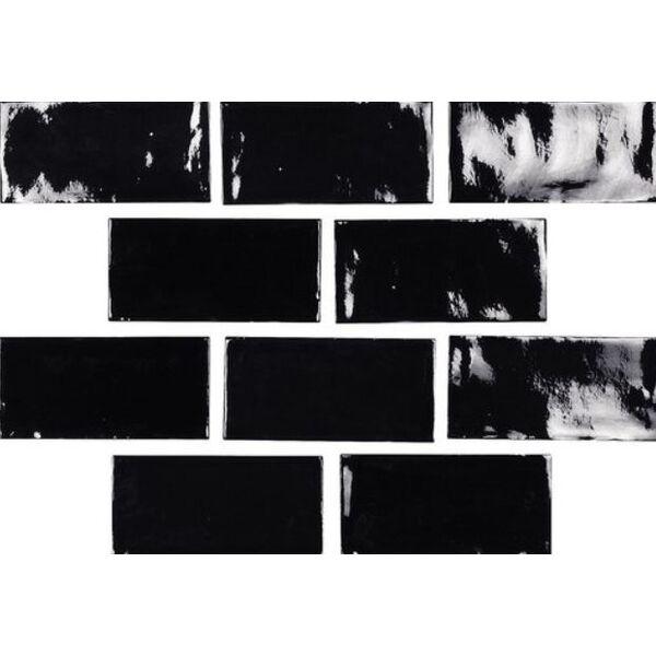 zdjęcie carmen ceramic art moments night crackled płytka ścienna 6.5x13 