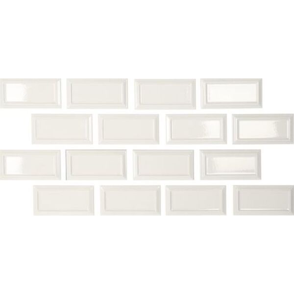 zdjęcie carmen ceramic art orient snow crackled płytka ścienna 6.5x13 