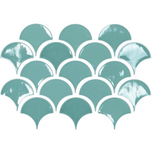 zdjęcie carmen ceramic art rain acqua crackled płytka ścienna 12x12.5 