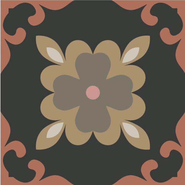 zdjęcie carmen ceramic art dahlia day gres 15x15 