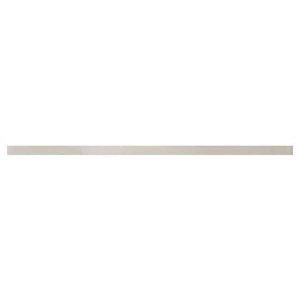 carmen ceramic art monocroma light grey edge stick 1.5x30 