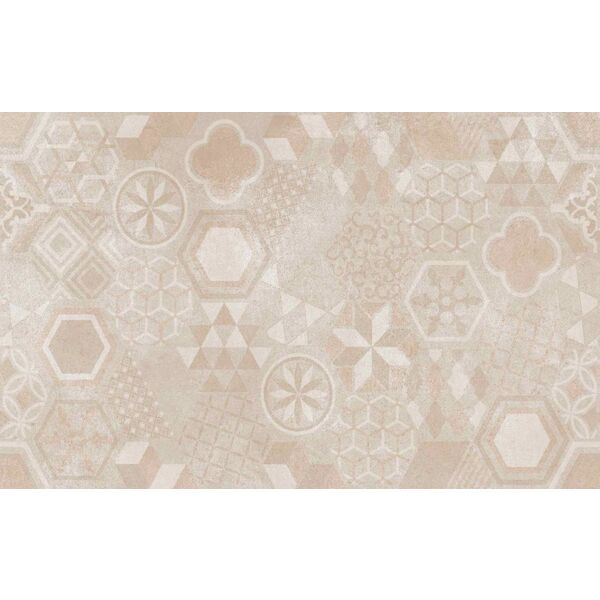 ceramika color amaro beige dekor 25x40 glazura patchwork