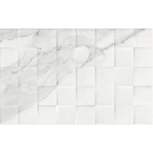 ceramika color mariza white 3d płytka ścienna 25x40 płytki 25x40 strukturalne o grubości 6 do 8 mm