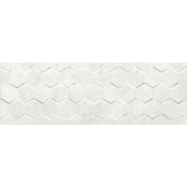 ceramika color universal white hexagon płytka ścienna 25x75 płytki prostokątne 25x75 rektyfikowane strukturalne o grubości 6 do 8 mm