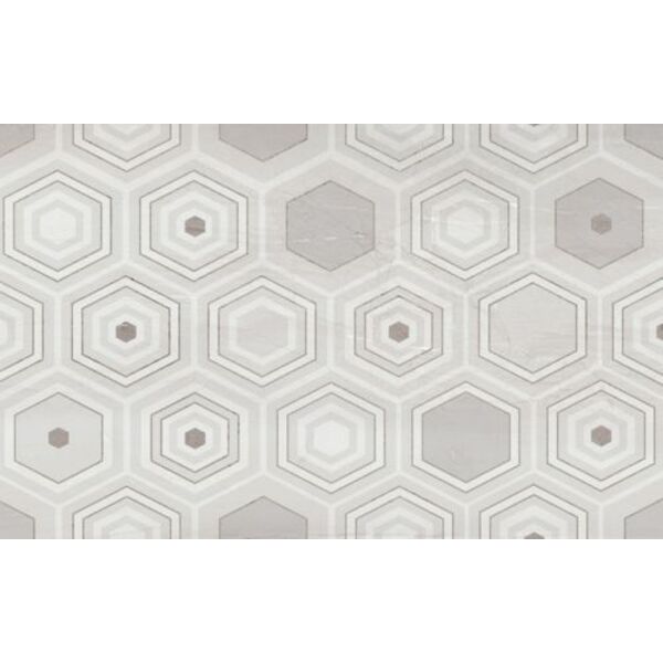 zdjęcie ceramika color amberia white dekor 25x40 