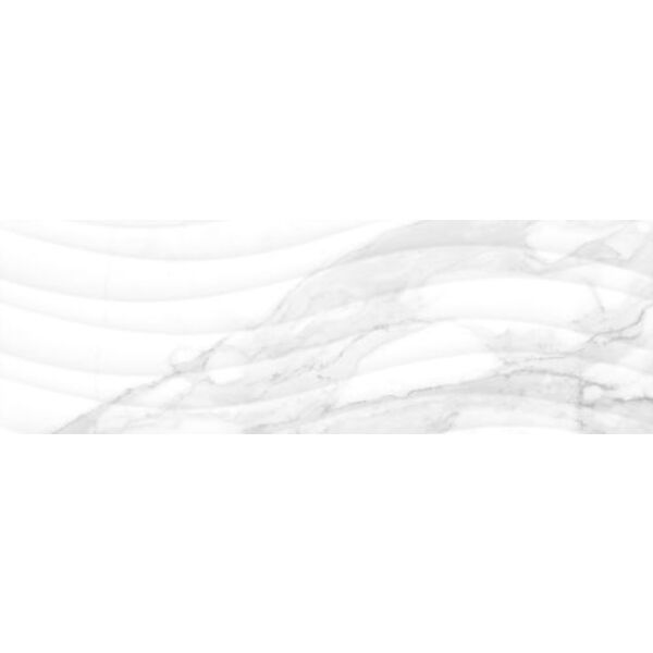 zdjęcie ceramika color calacatta white onda płytka ścienna 25x75 