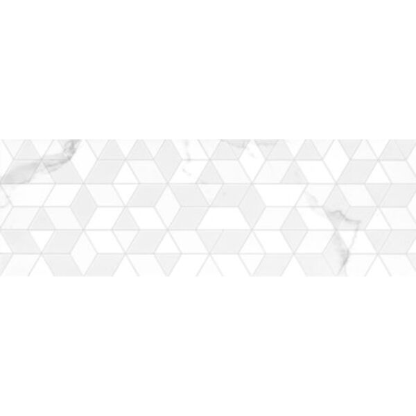 zdjęcie ceramika color calacatta geo dekor 25x75 