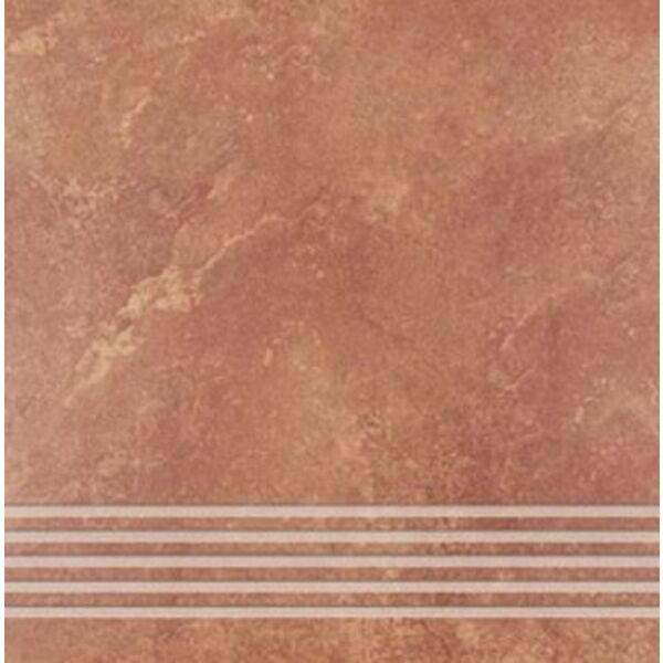 zdjęcie ceramika gres roxy rxy 04 brąz gres stopnica 33x33 