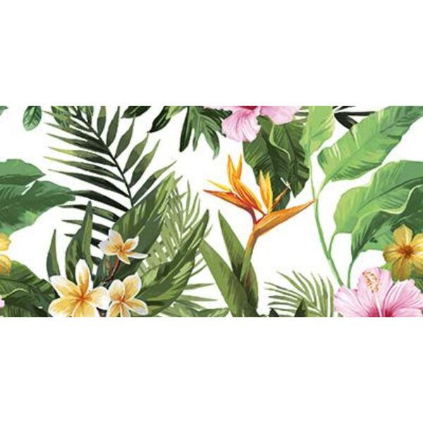 ceramika końskie tropical flowers inserto kpl=2szt dekor 30x60 