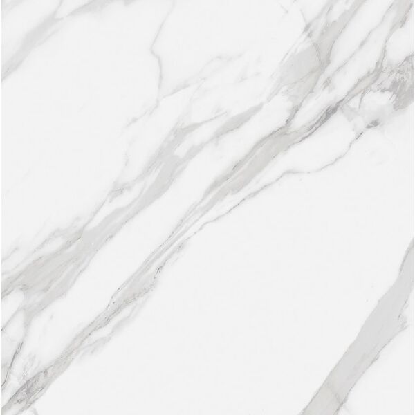 Ceramstic Coriento/Lomero White gres Carving rektyfikowany 60x60 (GRS.516A.C) - biały gres imitujący marmur