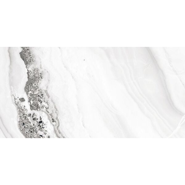 Ceramstic Lilefjord gres Shine mat rektyfikowany 60x120 (GRS.927A.M) - biały gres kamieniopodobny