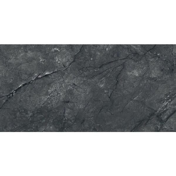 Ceramstic Expresivo Negro gres Carving rektyfikowany 60x120 (GRS.656A.M) - grafitowy gres kamieniopodobny