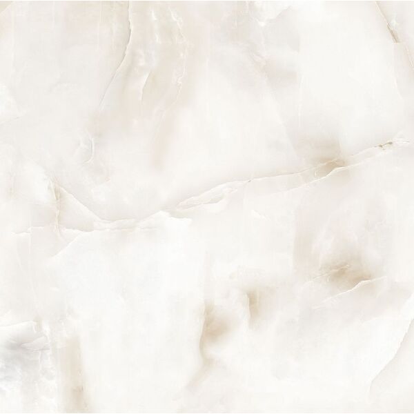 Ceramstic Delizia Bianco gres poler rektyfikowany 60x60 (GRS.722A.P) - gres błyszczący kamieniopodobny