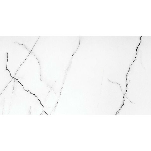 ceramstic mavros bianco gres poler rektyfikowany 60x120 (grs.352a.p) płytki gres prostokątne do salonu na podłogę 120x60 białe błyszczące