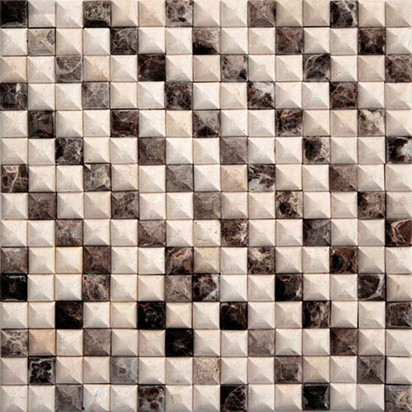 ceramstic ronda mozaika kamienna 30x30 (mk-32) płytki ceramstic imitujące kamień kwadratowe do łazienki