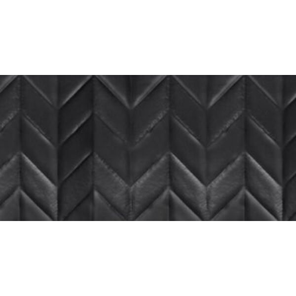 ceramstic roteo nero chevron płytka ścienna 30x60 (gl.249e.wl) płytki ceramstic na ścianę satynowe rektyfikowane promocja