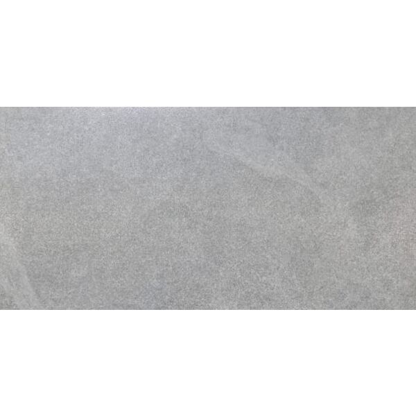 Ceramstic Cruder Silver gres lappato rektyfikowany 60x120 (GRS.165A.L) - szary gres betonopodobny do salonu