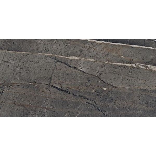 Cercom Amaranto Black gres Natura rektyfikowany 60x120 - gres imitujący kamień antypoślizgowy do salonu