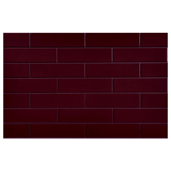 zdjęcie cerrad wiśniowa gładka elewacja szkliwiona 6.5x24.5 