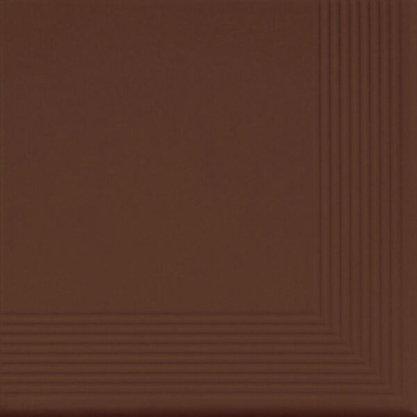 zdjęcie cerrad brąz stopnica narożna mat 30x30 