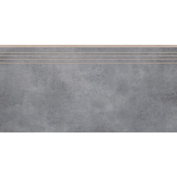 cerrad batista steel stopnica rektyfikowana 29.7x59.7 płytki cerrad - new design cerrad - new design gres prostokątne do salonu 30x60 o grubości 6 do 8 mm