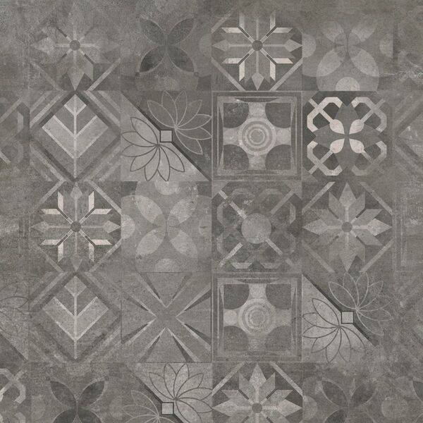 zdjęcie cerrad softcement graphite patchwork dekor rektyfikowany 59.7x59.7