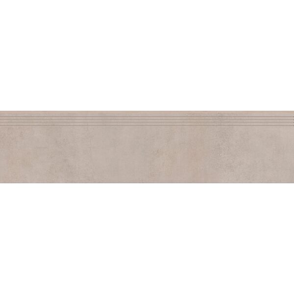 cerrad concrete beige stopnica rektyfikowana 29.7x119.7 płytki cerrad - new design cerrad - new design prostokątne do łazienki 30x120 beżowe