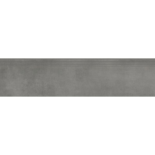 cerrad concrete graphite stopnica rektyfikowana 29.7x119.7 płytki cerrad - new design cerrad - new design prostokątne do łazienki grafitowe rektyfikowane o grubości 6 do 8 mm