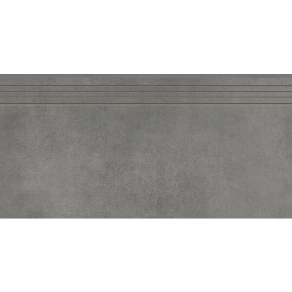 cerrad concrete graphite stopnica rektyfikowana 29.7x59.7 płytki cerrad - new design cerrad - new design gres do łazienki grafitowe matowe rektyfikowane