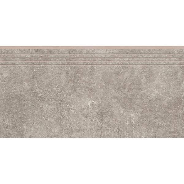 cerrad montego dust stopnica 29.7x59.7 płytki imitujące beton do łazienki 30x60 matowe strukturalne