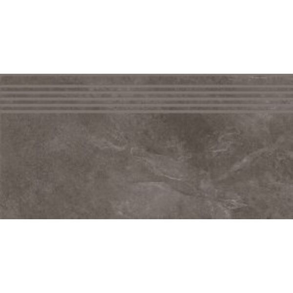 cersanit marengo graphite stopnica 29.8x59.8 płytki gres 30x60 antypoślizgowe r10