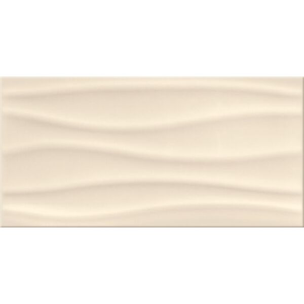 cersanit ps500 beige wave structure glossy płytka ścienna 29.7x60 