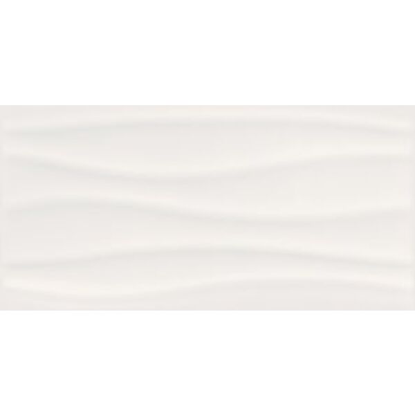 cersanit ps500 white wave glossy structure płytka ścienna 29.7x60 