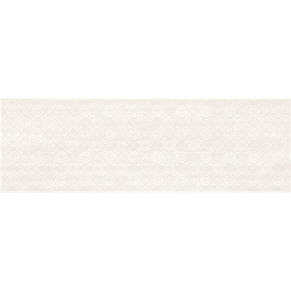 cersanit ferano white lace satin dekor 24x74 