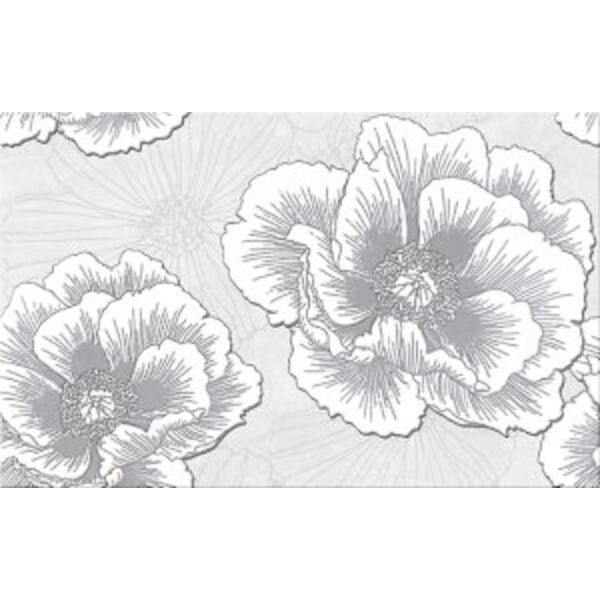 cersanit ferrata grey flower dekor 25x40 płytki cersanit prostokątne do kuchni o grubości od 8 do 10 mm