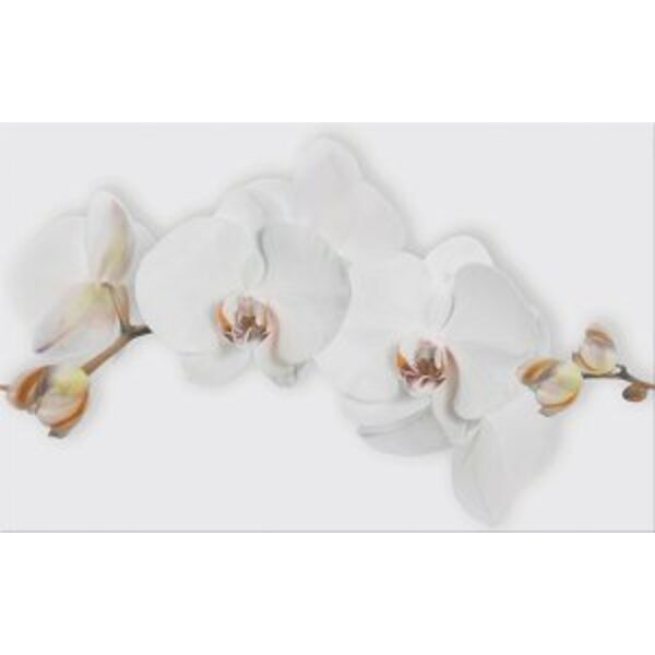 cersanit marisol white flower dekor 25x40 