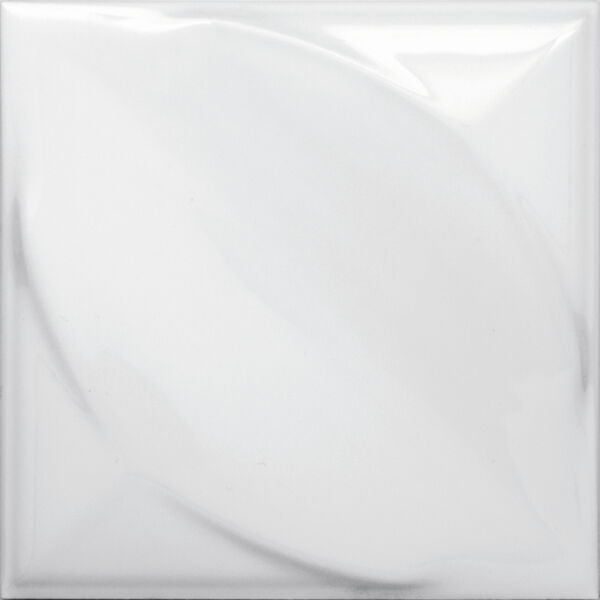 zdjęcie decus hoja blanco brillo płytka ścienna 15x15 