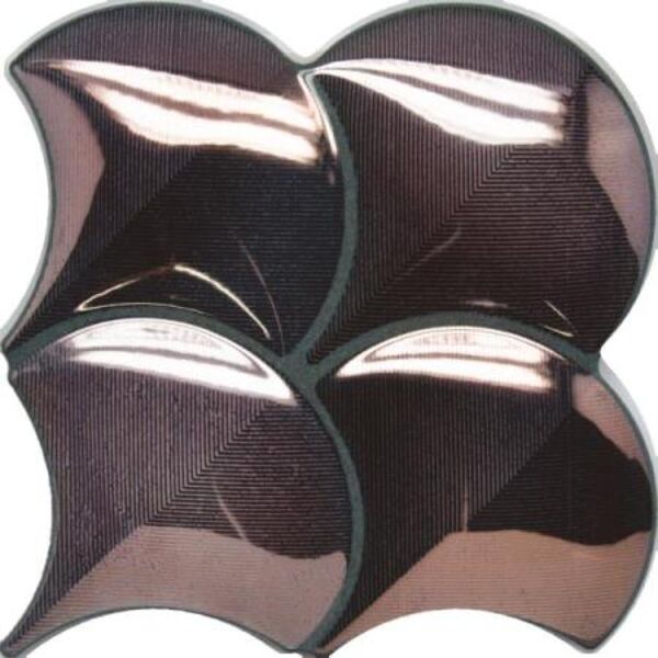 zdjęcie decus escama bronze płytka ścienna 21x21 