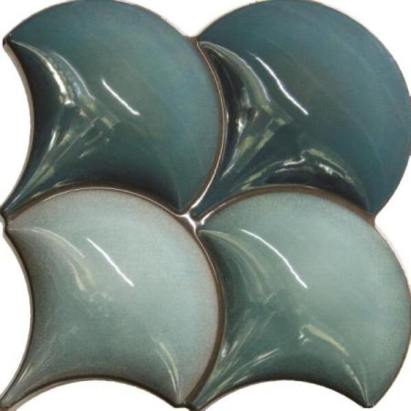 zdjęcie decus escama green płytka ścienna 21x21 