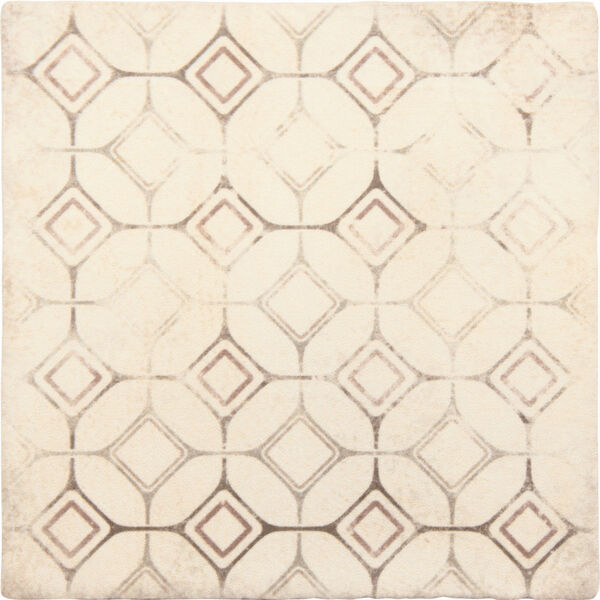 zdjęcie decus retro crema decor płytka ścienna 15x15 