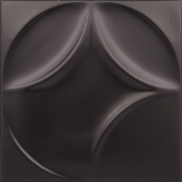 zdjęcie decus expression negro mate płytka ścienna 20x20 